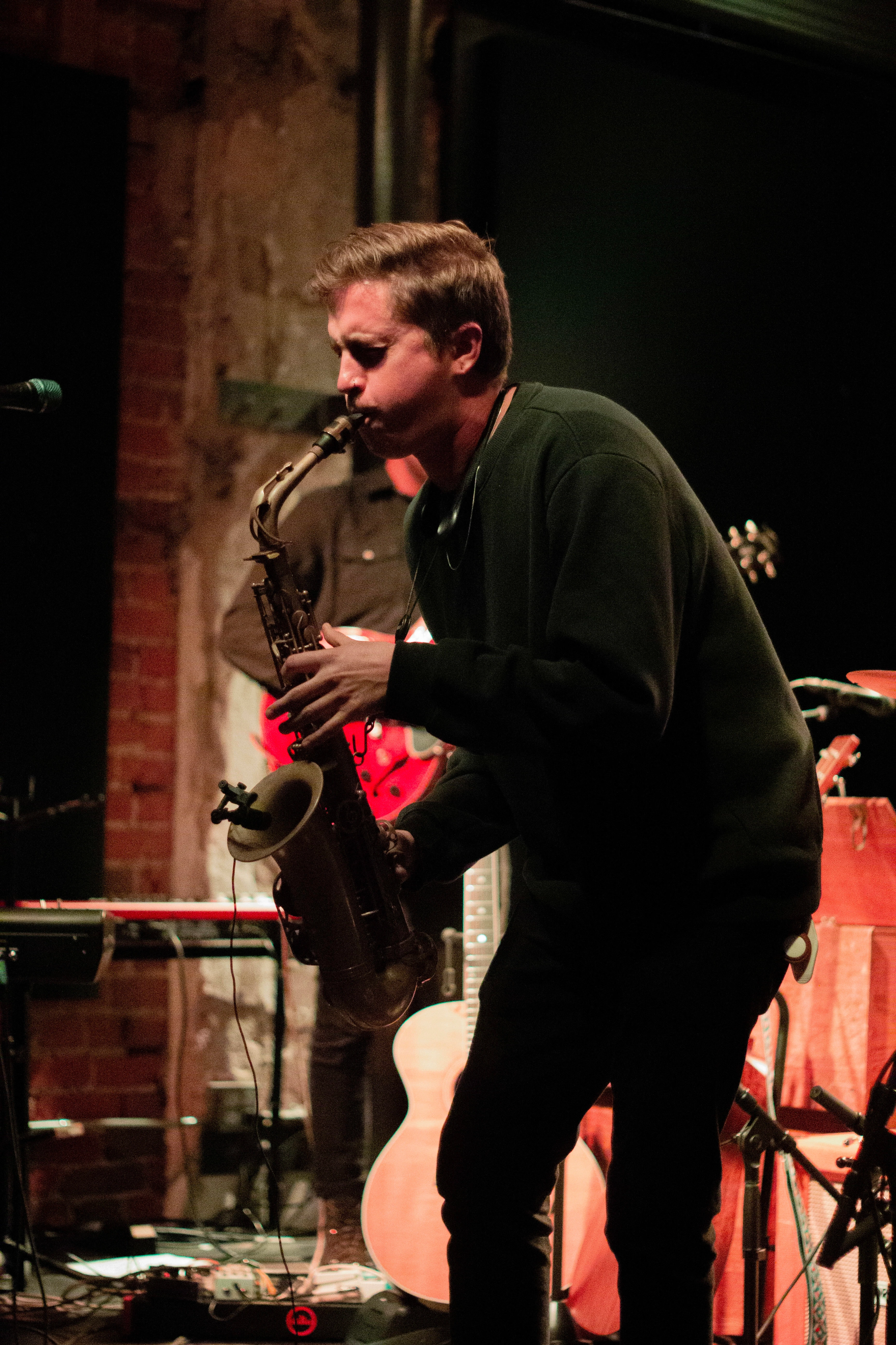 Picture of a saxophone player